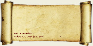 Jana Stojančić vizit kartica